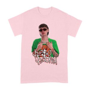 Peso-Pluma Inspired Graphic T-Shirt ? Latin Music Star Portrait Tee for Fans Unisex Adult