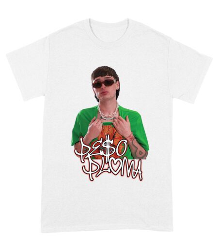 Peso-Pluma Inspired Graphic T-Shirt ? Latin Music Star Portrait Tee for Fans Unisex Adult