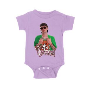 Peso-Pluma Inspired Graphic T-Shirt ? Latin Music Star Portrait Tee for Fans Unisex Baby Jersey