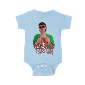 Peso-Pluma Inspired Graphic T-Shirt ? Latin Music Star Portrait Tee for Fans Unisex Baby Jersey