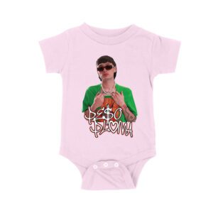 Peso-Pluma Inspired Graphic T-Shirt ? Latin Music Star Portrait Tee for Fans Unisex Baby Jersey