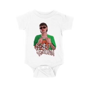 Peso-Pluma Inspired Graphic T-Shirt ? Latin Music Star Portrait Tee for Fans Unisex Baby Jersey