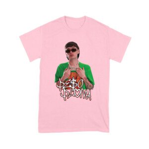 Peso-Pluma Inspired Graphic T-Shirt ? Latin Music Star Portrait Tee for Fans Unisex Youth