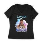 Peso-Pluma Lupita Style Graphic Tee ? Inspired Latin Music Streetwear for Fans Women Jersey V-Neck – Viva Party