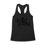 Peso-Pluma Bold Name T-Shirt - Stylish Latin Music Fan Tee with Iconic Text Design Women's Racerback Tank Top – Viva Party