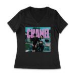 Peso-Pluma & Becky G Graphic Tee - Stylish Latin Music Collab Design Women Jersey V-Neck – Viva Party