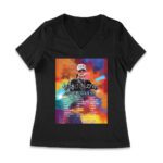 Peso-Pluma & LaDobleP Graphic Tee - Iconic Latin Music Design with Song List Women Jersey V-Neck – Viva Party