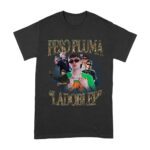 Peso-Pluma & LaDobleP Graphic Tee ? Bold Design with Artist Images and Text Elements Unisex Adult – Viva Party