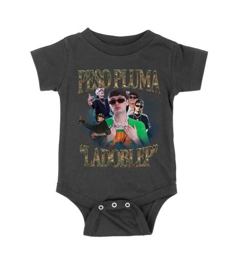Peso-Pluma & LaDobleP Graphic Tee ? Bold Design with Artist Images and Text Elements Unisex Baby Jersey – Viva Party