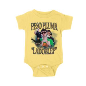 Peso-Pluma & LaDobleP Graphic Tee ? Bold Design with Artist Images and Text Elements Unisex Baby Jersey