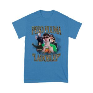 Peso-Pluma & LaDobleP Graphic Tee ? Bold Design with Artist Images and Text Elements Unisex Youth