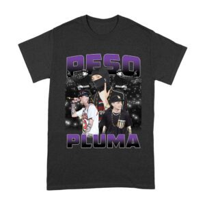 Peso-Pluma Graphic Tee - Striking Latin Artist Design with Iconic Visuals Unisex Adult – Viva Party