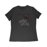 Peso-Pluma Graphic Tee - Bold Design Featuring Artist Name and Iconic Spider Tattoo Women Relaxed – Viva Party