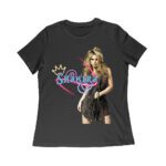 Shakira Neon Crown Graphic Tee - Bold Latin Pop Queen Design for Fans Women Relaxed – Viva Party