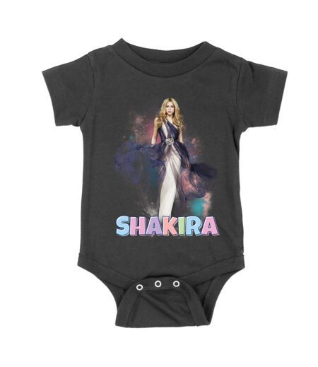 Shakira Retro Pop Diva Art - Vibrant Music Queen Design for True Fans Unisex Baby Jersey – Viva Party