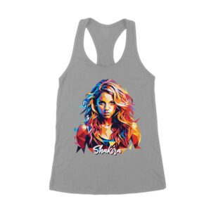 Shakira-Isabel Colorful Geometric Portrait