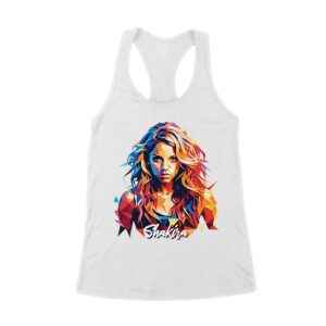 Shakira-Isabel Colorful Geometric Portrait