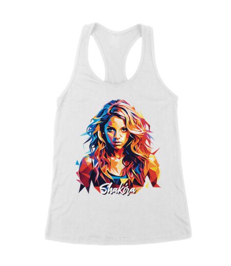 Shakira-Isabel Colorful Geometric Portrait