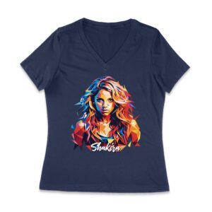 Shakira-Isabel Colorful Geometric Portrait
