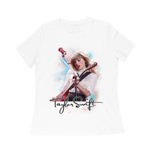 Taylor-Swift Performing Live with Electric Vibes T-Shirt Women Relaxed
