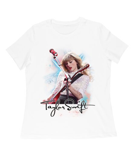 Taylor-Swift Performing Live with Electric Vibes T-Shirt Women Relaxed