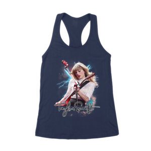 Taylor-Swift Performing Live with Electric Vibes T-Shirt Women's Racerback Tank Top