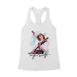 Taylor-Swift Performing Live with Electric Vibes T-Shirt Women's Racerback Tank Top
