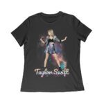 Taylor-Swift Spotlight Performance on Stage Graphic Tee Women Relaxed – Viva Party