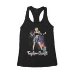 Taylor-Swift Spotlight Performance on Stage Graphic Tee Women's Racerback Tank Top – Viva Party
