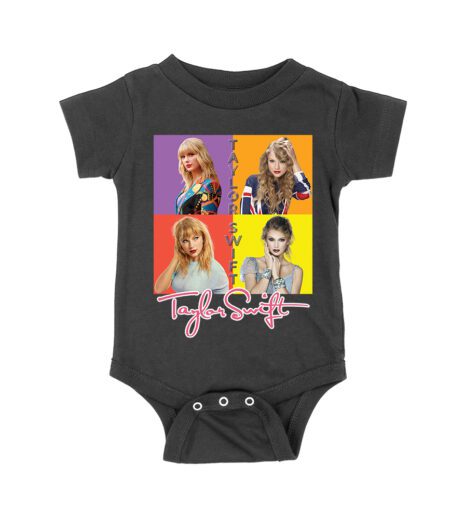 Taylor-Swift Color Block Portrait Pop Art T-Shirt Unisex Baby Jersey – Viva Party