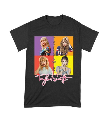 Taylor-Swift Color Block Portrait Pop Art T-Shirt Unisex Toddler – Viva Party