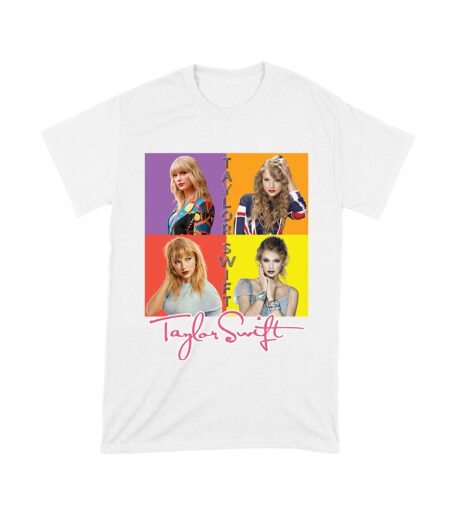 Taylor-Swift Color Block Portrait Pop Art T-Shirt Unisex Toddler