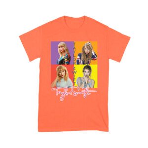 Taylor-Swift Color Block Portrait Pop Art T-Shirt Unisex Youth