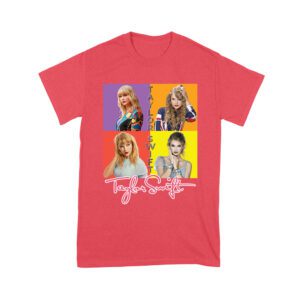 Taylor-Swift Color Block Portrait Pop Art T-Shirt Unisex Youth