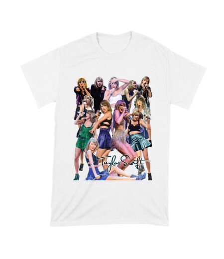 Taylor-Swift Era Collage Multiple Looks Fan T-Shirt Unisex Toddler