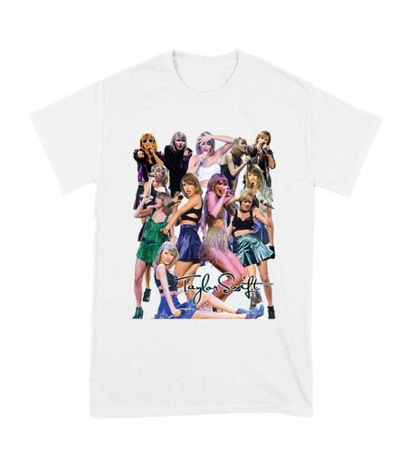 Taylor-Swift Era Collage Multiple Looks Fan T-Shirt Unisex Youth