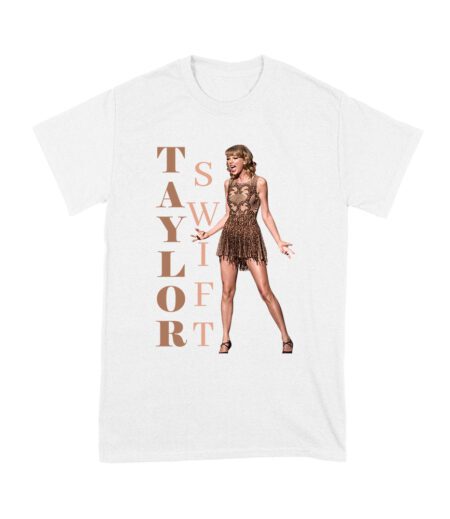 Taylor-Swift Bold Letters with Chic Pose T-Shirt Unisex Youth
