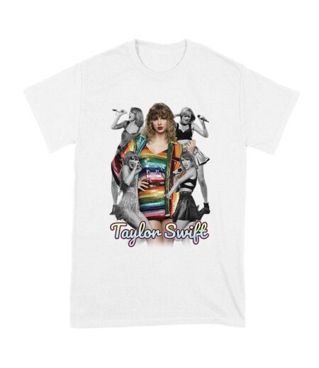 Taylor-Swift Rainbow Outfit Pop Icon T-Shirt Unisex Youth
