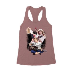 Taylor-Swift Guitar Performance Duo Style T-Shirt Women's Racerback Tank Top