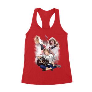 Taylor-Swift Guitar Performance Duo Style T-Shirt Women's Racerback Tank Top