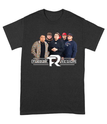 111-xpantia Fuerza Regida Team ? Collage Graphic Latino Band Tee Unisex Adult – Viva Party