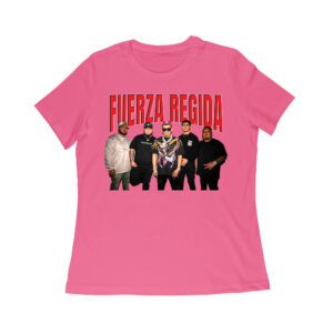 111-xpantia Fuerza Regida Team ? Regional Mexican Urban Band T-Shirt Women Relaxed
