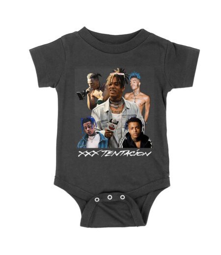 XXXTentacion Photo Collage T-Shirt - Tribute Rap Legend Graphic Tee for Hip-Hop Fans Unisex Baby Jersey – Viva Party