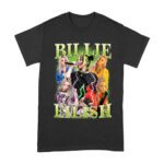 Billi-Eilsh Live Collage Concert Style T-Shirt for Music Lovers Unisex Adult – Viva Party