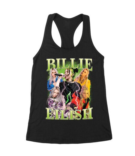 Billi-Eilsh Live Collage Concert Style T-Shirt for Music Lovers Women's Racerback Tank Top – Viva Party