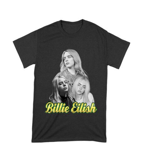 Billie Eilish Black-and-White Emotional Portrait T-Shirt for True Fans Unisex Toddler – Viva Party