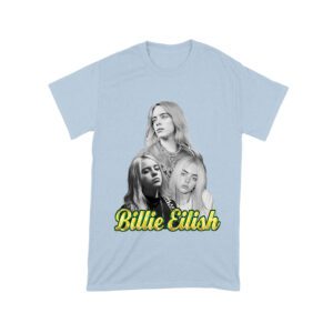 Billie Eilish Black-and-White Emotional Portrait T-Shirt for True Fans Unisex Toddler