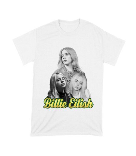 Billie Eilish Black-and-White Emotional Portrait T-Shirt for True Fans Unisex Toddler