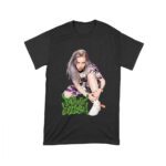 Urban Style Billie Eilish Sitting Pose Green Graffiti T-Shirt Unisex Toddler – Viva Party
