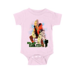 Billie Eilish Electric Vibe Oversized Hoodie Graphic T-Shirt Unisex Baby Jersey